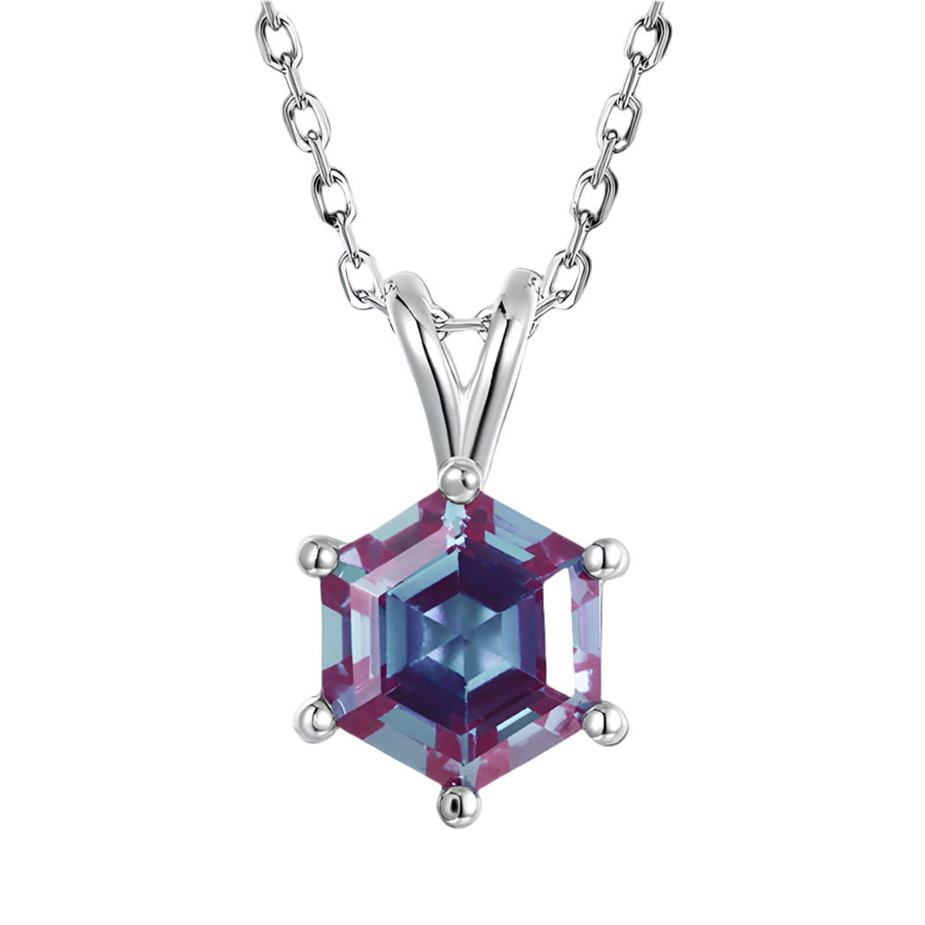 🌠 Starlight Hexagon Necklace