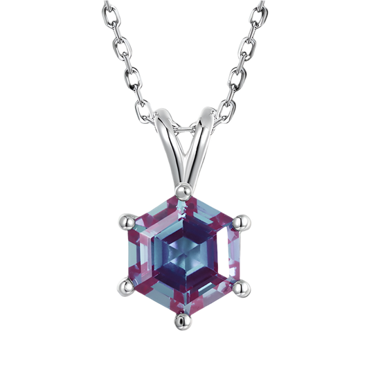 🌠 Starlight Hexagon Necklace